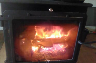 # 2 wood stove cooking chili for linch