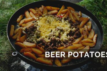 Beer-soaked potatoes | Best chili cheese fries | Campfire recipe