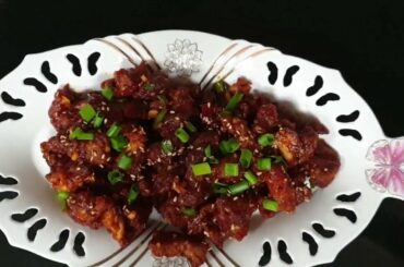 How to make chili chicken dry tutorial *WITH ENGLISH SUBTITLES* *QUICK AND EASY*