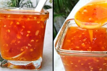 Sweet Chili Sauce Recipe I Homemade Sweet Chili Sauce I Sweet Chili Sauce I Easy Sweet Chili Sauce