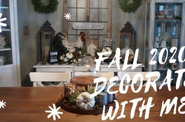 DECORATE MY DINING ROOM/FALL CHILI COOK WITH ME/A QUICK DIY