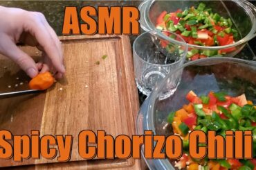 ASMR | Cooking With Khan - Spicy Chorizo Chili