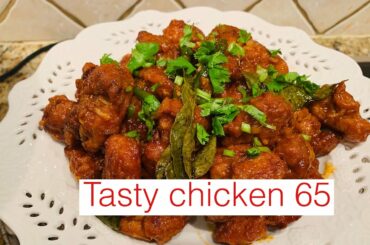 How to make delicious Chicken 65 recipe (recipe in description)