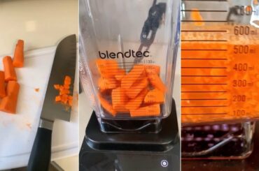 How to Chop Vegetables Small Fast in a Blender | Laura at Home