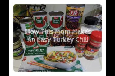 What's For Dinner?  Easy Crock Pot Turkey Chili Recipe