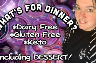 Autumn Dinner Collab | Dairy Free Keto and Low Carb Recipes | Pumpkin Chili, "Cornbread" and DESSERT