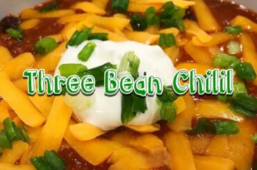 Easy Three Bean Chili Recipe