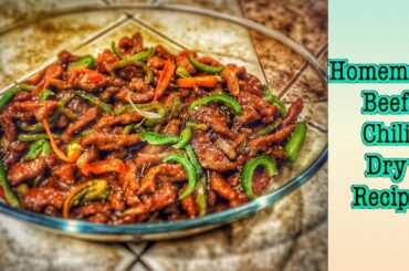 Homemade Beef Chili Dry Recipe | Beef Chili Dry Fry | Mama's Kitchen