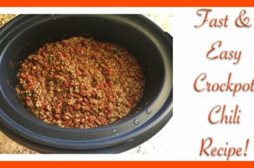 CROCKPOT CHILI RECIPE!
