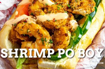 Shrimp Po' Boy Sandwich Recipe - Chili Pepper Madness