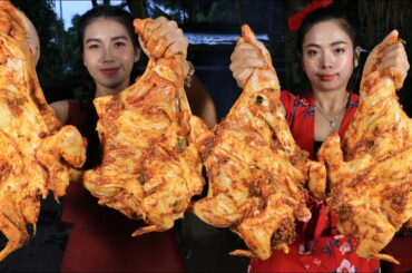 Amazing cooking chicken roasted with chili recipe