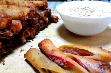 HOW TO MAKE : CHILI CHEESE STICKS WITH CREAMY CHEESE SAUCE #cheeseticks #dynamite #cheesesauce