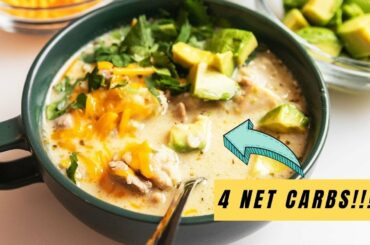 Keto White Chicken Chili