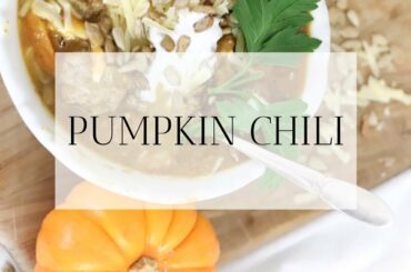 PUMPKIN CHILI RECIPE WITH LAMB | Fall Chili Cook Off!