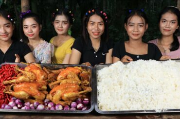 Amazing cooking chicken crispy with chili and rice recipe in my family