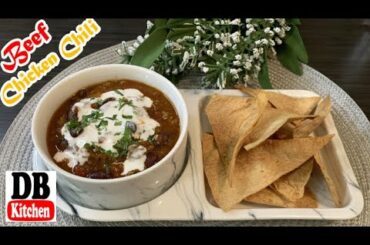 How To Make a Beef Chicken Chili || Chili Beef Recipe || Beef Chili Chicken Recipe || Beef Chicken