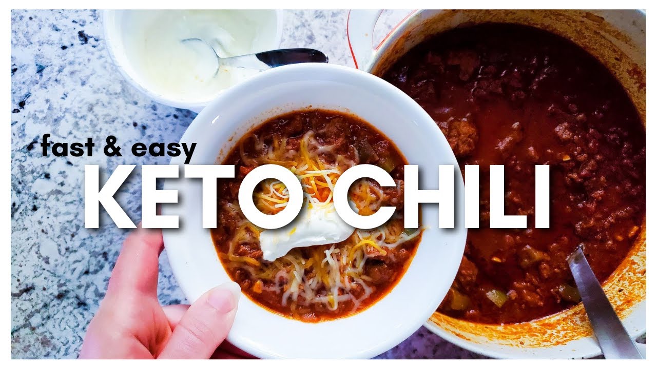 Fast & Easy KETO CHILI RECIPE [no beans low carb paleo] IN 30 MINUTES!!! Chili Chili