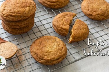 Pumpkin Snickerdoodle cookies | Pumpkin spice cookie | Best Fall cookie recipe | Chili in a pod