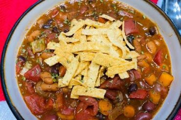 Quarantine Cookin': Three Bean Vegan Chili