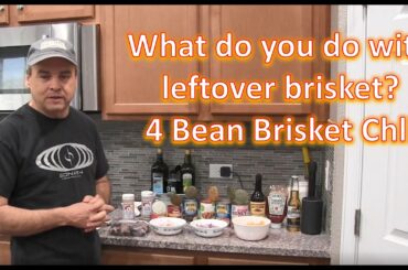 4 Bean Brisket Chili - Perfect use for that leftover brisket!