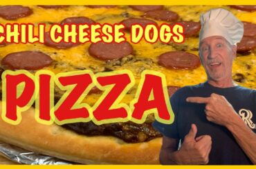 CHILI CHEESE DOGS PIZZA | Richard in the kitchen