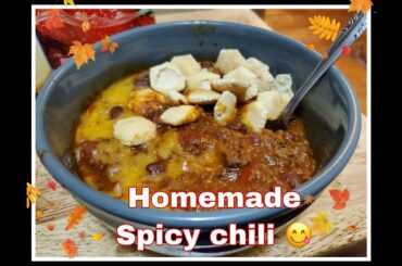 Homemade Spicy Chili | Recipe