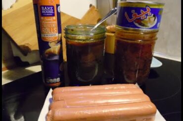 Prepper Pantry Meal Chili Dog Bake Cooking with your Canned Foods