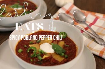Spicy Poblano Chili Recipe
