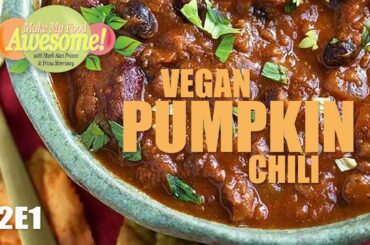 Vegan Pumpkin Chili || A Great Introduction to Autumn and Halloween  Festivities