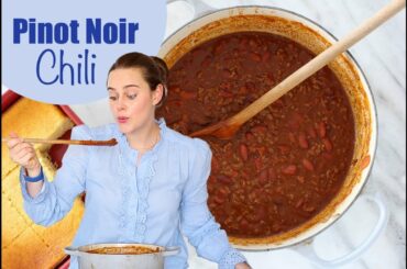 PINOT NOIR CHILI RECIPE: My favorite chili recipe that uses pinot noir as the secret ingredient!
