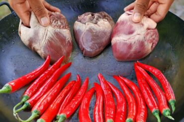 Pig Head Fried Chili Recipe prepare by Grandma