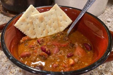 Homemade Spicy Chili Soup...Best Ever!!