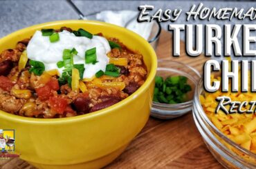 Homemade Turkey Chili | Crockpot Recipe