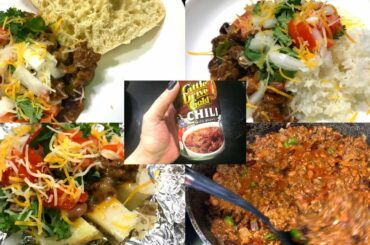 Chili Cheese Baked Potato | Canned Chili Recipe | how To Make Canned Chili Better