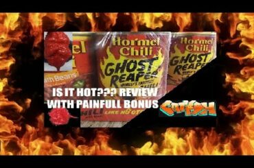 HORMEL GHOST REAPER CHILI : worlds hottest chili and second street pins