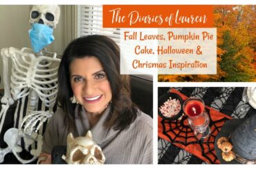 The Diaries of Lauren: Fall Leaves, Pumpkin Pie Cake, Halloween & Christmas Inspiration