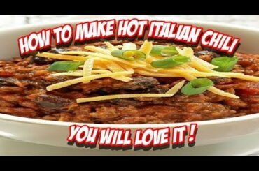 How to Make cobra kai Style Chili "[ chili recipe ]"