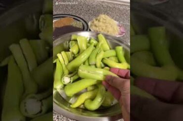 Punjabi Masala Bharwan Mirch  Achar  #chili pickle #Bharwan chili #Manistyle