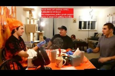 My brother and I did a spice eating competition