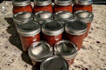 I made sauce with peppers I grew from seed!