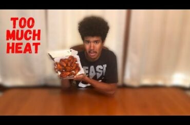 I Tried The BLAZIN Buffalo Wild Wings Challenge and It Got Messy!