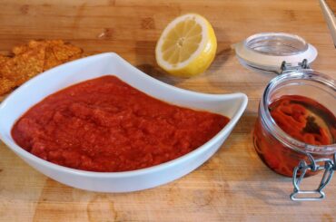 Just converted part of my first batch of pickled Habanero and Cayenne into a tomato garlic salsa. So hot, so yummy!