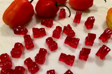 Strawberry Habanero Lime Gummy Bears!