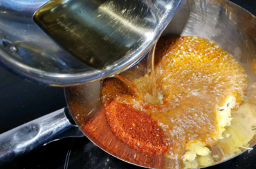 Ghost pepper and gochugaru-infused oil!