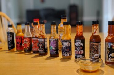 Wife and I did 10 wings 10 sauces. Half selected by her half by me.