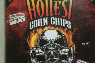 They taste like SUPER HOT Dorito’s.