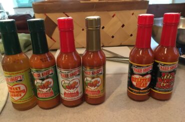 Found the whole gang in Amish country today. Forgot that I had finished off my bottle of Beware. Absolutely my favorite sauce. I make a ghost version of this as one of my sauces as an homage to everything wonderfully delicious that is Marie Sharp’s.