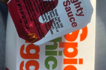 Sauce is on point! Good job McDonalds.