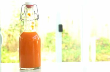 Homemade Fermented Hot Sauce | Scotch Bonnet x Mango | recipe in comments