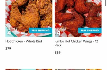 Hattie B’s Hot Chicken now available on Goldbelly... the prices are pretty crazy but I am so tempted to taste this again. I wonder if it will taste the same?
